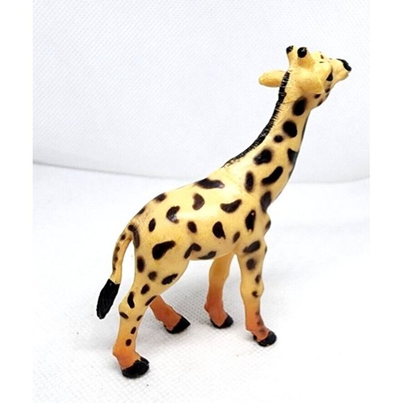 Giraffe Miniature Plastic Toy Home Decor Shelf Sitter Collectible Gift - Picture 4 of 12